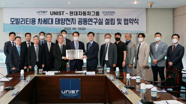 UNIST Announces the Official Launch of HMG-UNIST Collaborative Research Laboratory for Automotive Next-Gen Solar Cell!